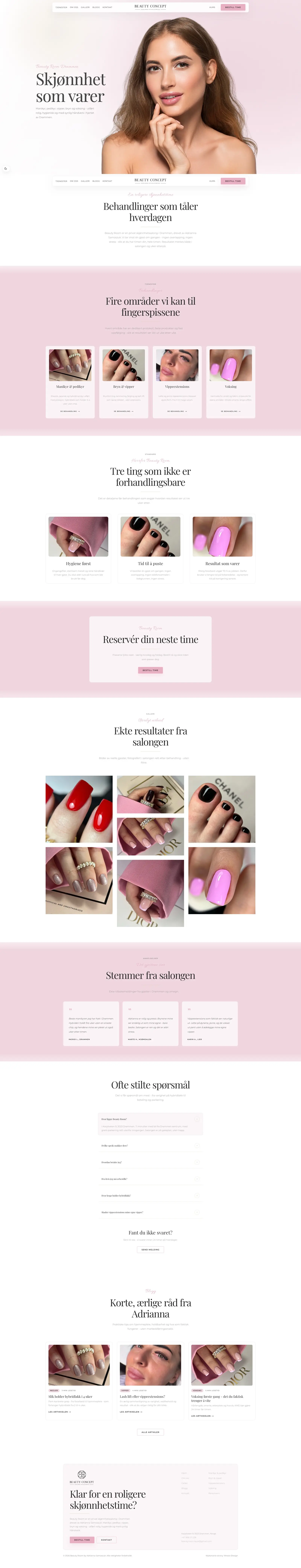 Beauty Concept by Adrianna - widok desktop